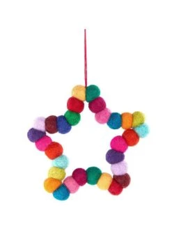 Neu ❤️ Weihnachten Butlers 4x Anhänger Stern Ø9cm HANG ON In Bunt Günstig Kaufen 🛒