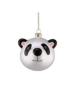 Am billigsten 🛒 Weihnachten Butlers Anhänger Panda Kopf HANG ON In Weiß-Schwarz Günstig Kaufen ✨