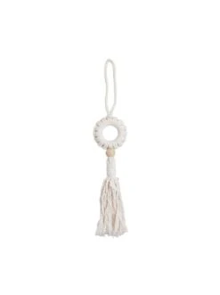 Auslauf 😀 Weihnachten Butlers Anhänger Tassel Macramé HANG ON In Creme Günstig Kaufen 🌟