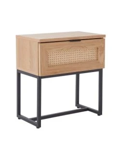 Auslauf 🔥 Möbel Butlers Beistellschränkchen LITTLE VIENNA In Natur-Schwarz Günstig Kaufen 🔔