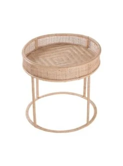 Großhandel ❤️ Möbel Butlers Beistelltisch Höhe 39cm BOHO LOUNGE In Natur Günstig Kaufen 👏