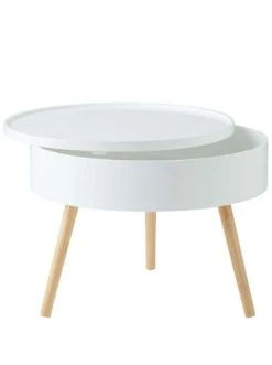 Bestpreis 🤩 Möbel Butlers Beistelltisch Mit Stauraum COFFEE TIME In Weiß Günstig Kaufen ✔️