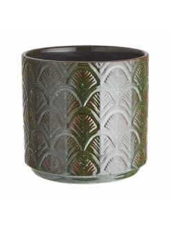 Besorgen ⌛ Dekoration Butlers Blumentopf Ø16cm LEAVES In Türkis Günstig Kaufen 😉