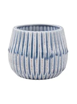 Billig ✨ Dekoration Butlers Blumentopf Rauten Ø 13 Cm PATTERSON In Pastellblau Günstig Kaufen 😍