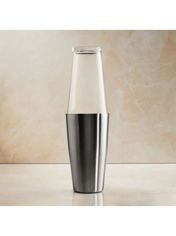 Billig ✨ Küche Butlers Cocktailshaker Mit Glas 700ml BOSTON SHAKER In Silber Günstig Kaufen 👏 – Bild 3