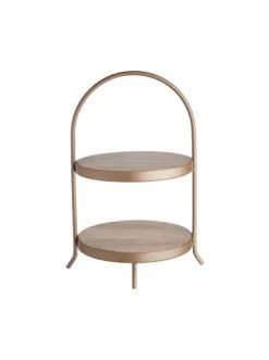 Aktion ✨ Küche Butlers Etagere 2-stufig Höhe 35cm KATE In Braun Günstig Kaufen 🌟