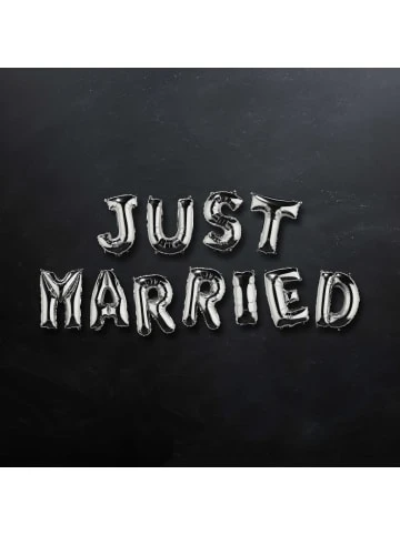 Billig ✔️ Büro-, Schulbedarf & Kreativbedarf Butlers Folienballon "Just Married" UPPER CLASS In Silber Günstig Kaufen 🥰 – Bild 2