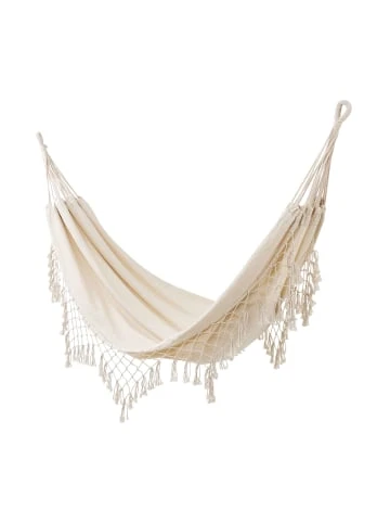 Budget ⭐ Garten & Balkon Butlers Hängematte Mit Fransen Und Beutel DAYDREAMER In Creme Günstig Kaufen 🤩