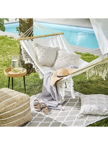 Budget 🛒 Garten & Balkon Butlers Hängematte Mit Troddeln SHOW ME HEAVEN In Creme Günstig Kaufen 🛒 – Bild 2