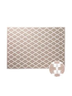 Rabatt ✔️ Heimtextilien Butlers In- & Outdoor-Teppich Rauten L 200 X B 150cm COLOUR CLASH In Natur Günstig Kaufen 🛒