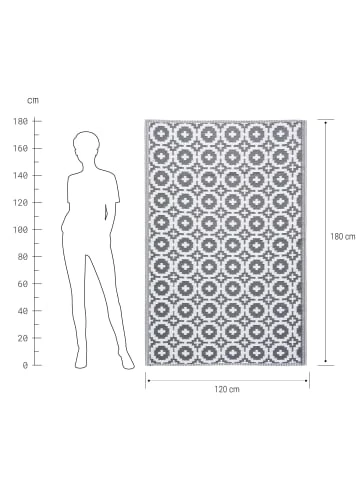 Großhandel ✨ Heimtextilien Butlers In- & Outdoorteppich Mosaik L 180 X B 120cm COLOUR CLASH In Grau Günstig Kaufen 🔥 – Bild 3