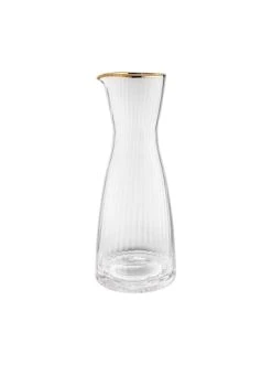 Top 10 🔥 Küche Butlers Karaffe Mit Goldrand Und Rillen 1l GOLDEN TWENTIES In Transparent Günstig Kaufen 👏