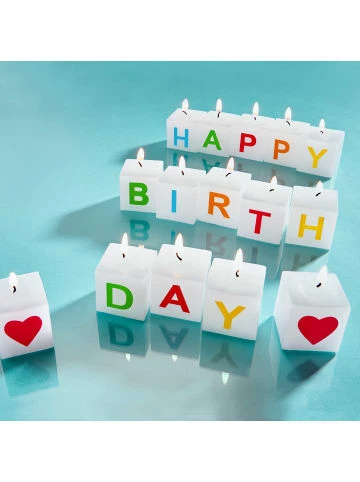 Besorgen 🔥 Dekoration Butlers Kerze Happy Birthday 15 Tlg. LOVE LETTERS In Bunt Günstig Kaufen 🥰 – Bild 2