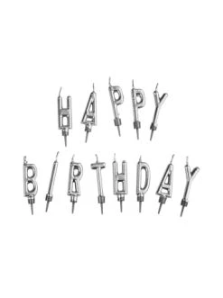 Neu 🔥 Dekoration Butlers Kerzen Set HAPPY BIRTHDAY In Silber Günstig Kaufen ✨
