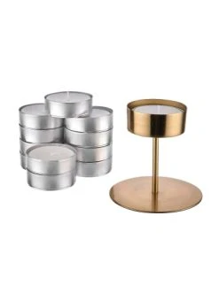 Top 10 ⭐ Dekoration Butlers Kerzenhalter & Maxi Teelicht-Set HIGHLIGHT In Gold Günstig Kaufen ⭐