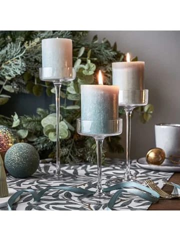 Angebote 🔥 Dekoration Butlers Kerzenhalter Für Stumpenkerze Höhe 25cm WILLIAM In Transparent Günstig Kaufen ✔️ – Bild 2