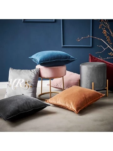 Brandneu 😀 Heimtextilien Butlers Kissen L 45 X B 45cm COTTON VELVET In Hellbraun Günstig Kaufen 👏 – Bild 4