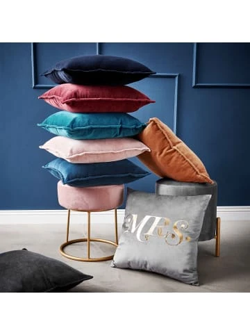 Brandneu 😀 Heimtextilien Butlers Kissen L 45 X B 45cm COTTON VELVET In Hellbraun Günstig Kaufen 👏 – Bild 6