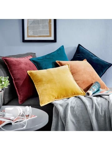 Brandneu 😀 Heimtextilien Butlers Kissen L 45 X B 45cm COTTON VELVET In Hellbraun Günstig Kaufen 👏 – Bild 7