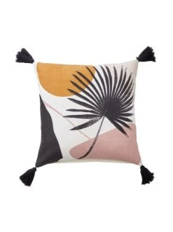 Blitzangebot ❤️ Heimtextilien Butlers Kissen Palmenblatt L 50 X B 50cm PAREA In Bunt Günstig Kaufen 🔥