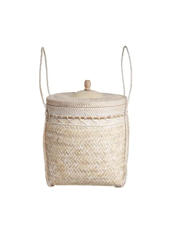 Budget 🥰 Dekoration Butlers Korb Mit Deckel Bambus/Rattan Ø45cm MAWI In Natur Günstig Kaufen ⭐ – Bild 3
