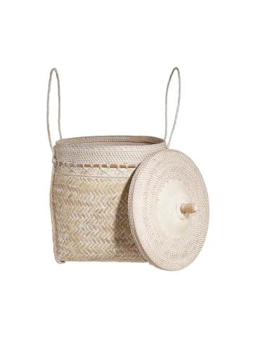 Budget 🥰 Dekoration Butlers Korb Mit Deckel Bambus/Rattan Ø45cm MAWI In Natur Günstig Kaufen ⭐ – Bild 6