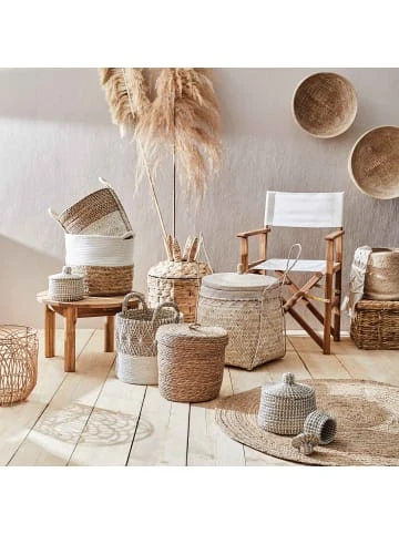 Schlussverkauf ❤️ Dekoration Butlers Korb Mit Deckel Ø35cm RUSH ROPE In Natur Günstig Kaufen 👍 – Bild 2