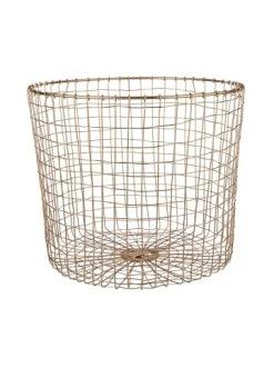 Neu 🔔 Dekoration Butlers Korb Rund Ø40cm GRID In Gold Günstig Kaufen 🔥