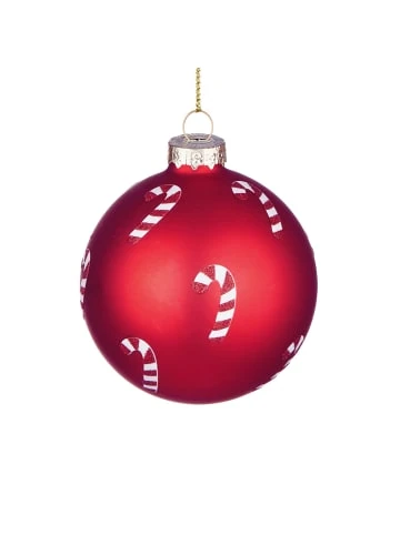 Aktion ❤️ Weihnachten Butlers Kugel 🧨 Candy Cane Ø8cm HANG ON In Rot Günstig Kaufen 🔔