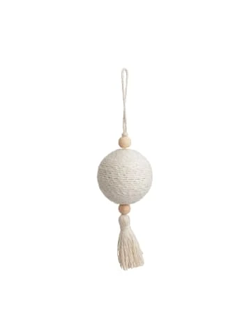 Budget ⭐ Weihnachten Butlers Kugel Mit Tassel Ø8cm HANG ON In Natur Günstig Kaufen 🔥 – Bild 2