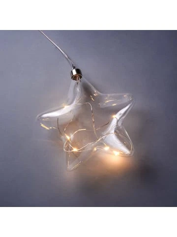 Neu 🥰 Weihnachten Butlers LED-Glasstern Mit USB-Batteriefach GLOW IN THE DARK In Transparent Günstig Kaufen ✔️ – Bild 2