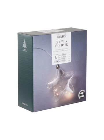 Neu 🥰 Weihnachten Butlers LED-Glasstern Mit USB-Batteriefach GLOW IN THE DARK In Transparent Günstig Kaufen ✔️ – Bild 3