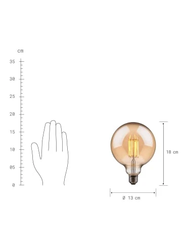 Bestes Angebot 🤩 Lampen & Leuchten Butlers LED-Glühbirne G125 BRIGHT LIGHT In Transparent Günstig Kaufen 😍 – Bild 3