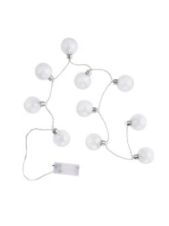 Blitzangebot ⌛ Weihnachten Butlers LED-Lichterkette 10 Glaskugeln Mit Federn & USB-Batteriefach FEATHERS In Transparent Günstig Kaufen ⌛