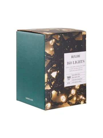 Bester Verkauf ✨ Lampen & Leuchten Butlers LED-Lichterkette 160 Lichter Outdoor 160 LIGHTS In Schwarz Günstig Kaufen ✨ – Bild 3