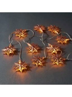 Coupon ✨ Weihnachten Butlers LED-Lichterkette Stern 10 Lichter Mit USB-Batteriefach STELLA In Roségold Günstig Kaufen 👍