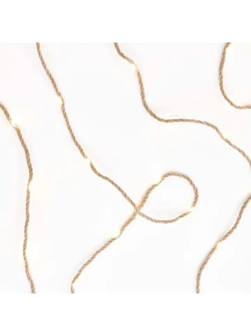 Brandneu 🔔 Weihnachten Butlers LED Outdoor-Lichterkette Naturseil 100 Lichter Mit Stecker FARMHOUSE In Natur Günstig Kaufen ❤️ – Bild 2