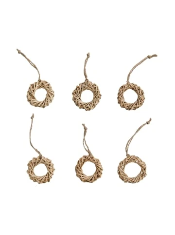 Aktion ✔️ Weihnachten Butlers Mini-Kränze 6er-Set X-MAS In Natur Günstig Kaufen 🎉