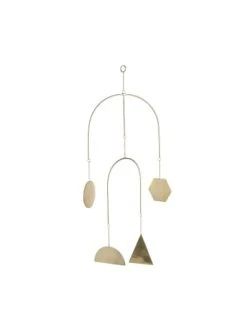 Bester Verkauf 🧨 Dekoration Butlers Mobile 4 Ornamente Länge 48cm PEACEFUL HOME In Gold Günstig Kaufen ✔️