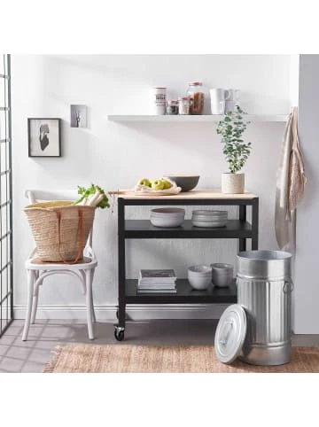 Aktion 💯 Haushalt Butlers Mülltonne 'Oskar' 40l ZINC In Silber Günstig Kaufen ✨ – Bild 2