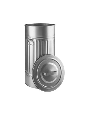 Aktion 💯 Haushalt Butlers Mülltonne 'Oskar' 40l ZINC In Silber Günstig Kaufen ✨ – Bild 3