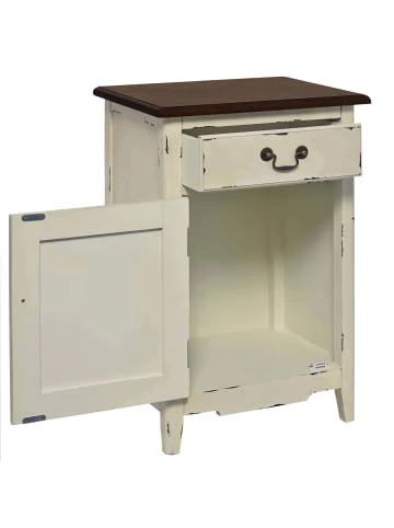 Neu ⭐ Möbel Butlers Nachttisch CABOTT COVE In Creme-Braun Günstig Kaufen 🧨 – Bild 7