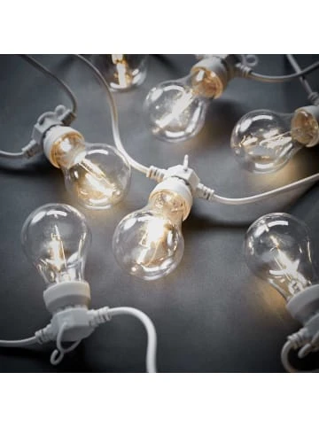 Auslauf ✔️ Weihnachten Butlers Outdoor-Lichterkette Mit 10 Glühbirnen Und Stecker BULB LIGHTS In Creme Günstig Kaufen ⭐