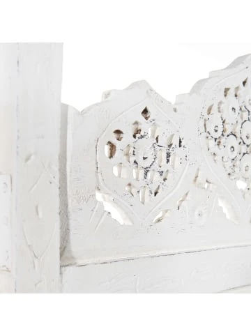 Schlussverkauf 🎁 Möbel Butlers Paravent, Geschnitzt B 180 X H 176cm ESTELLA In Weiß Günstig Kaufen 🌟 – Bild 4