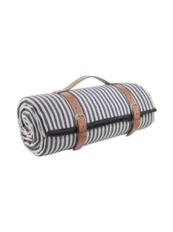 Neu ✨ Heimtextilien Butlers Picknickdecke Streifen L 150 X B 200cm WANDERLUST In Blau-Creme Günstig Kaufen ✔️