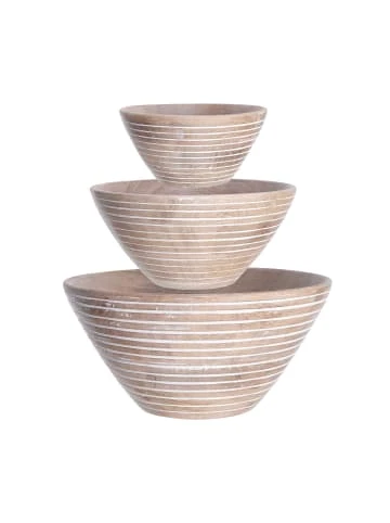 Rabatt 🎁 Küche Butlers Schale Gestreift Ø30cm MANGO DAYS In Braun-Weiß Günstig Kaufen 🌟 – Bild 4