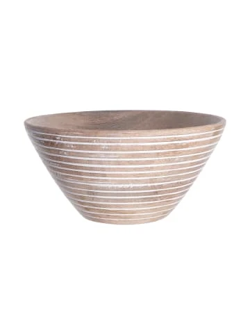 Rabatt 🎁 Küche Butlers Schale Gestreift Ø30cm MANGO DAYS In Braun-Weiß Günstig Kaufen 🌟