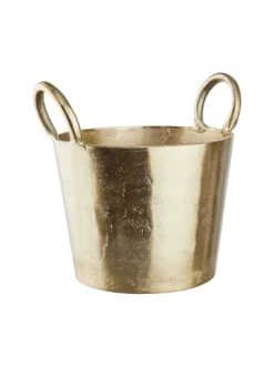 Brandneu 👏 Haushalt Butlers Sektkühler Mit Griffen Höhe 30cm GOLDEN TIMES In Gold Günstig Kaufen 😍