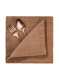 Bester Verkauf ⭐ Heimtextilien Butlers Serviette 42x42cm RIGA In Braun Günstig Kaufen ✨