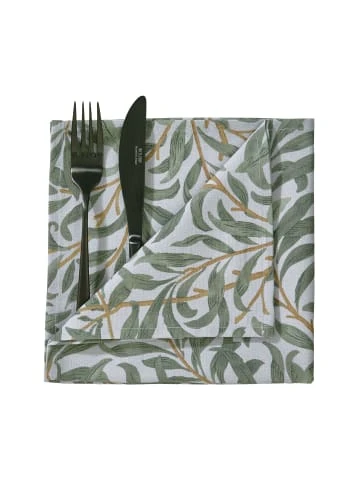 Budget 🔥 Heimtextilien Butlers Serviette L 42 X B 42cm ARTS & CRAFTS In Grün Günstig Kaufen ⭐